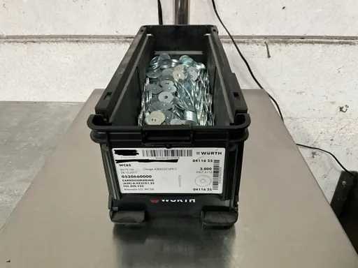 Würth 9.31 kg Pier?cie? wózka 4 x 25 x 1,25 cala z mo?liwo?ci? uk?adania w stosy