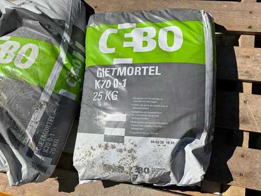 Cero K70 0-1 Sac de coulis « 25 kg » (15x)
