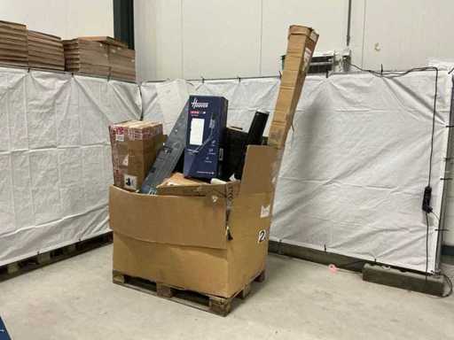 Marchandises de retour de palettes