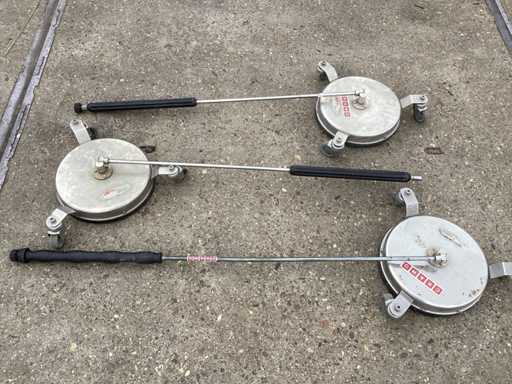 Opryskiwacz wysokoci?nieniowy Turbodevil Szczotka do chwastów (3x)