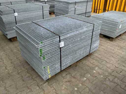 Steel slatted floor 1400/1440x880mm (22x)