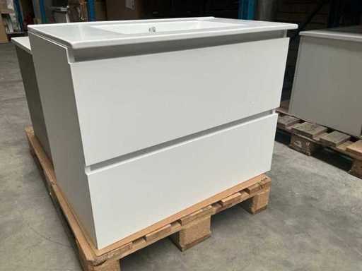 Mobili da bagno 80cm bianchi