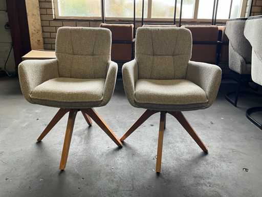 Riviera Maison Drehbarer Esszimmerstuhl (2x)