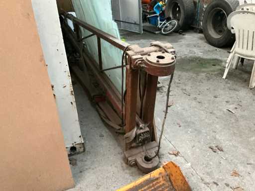 Disassembled Jib Crane