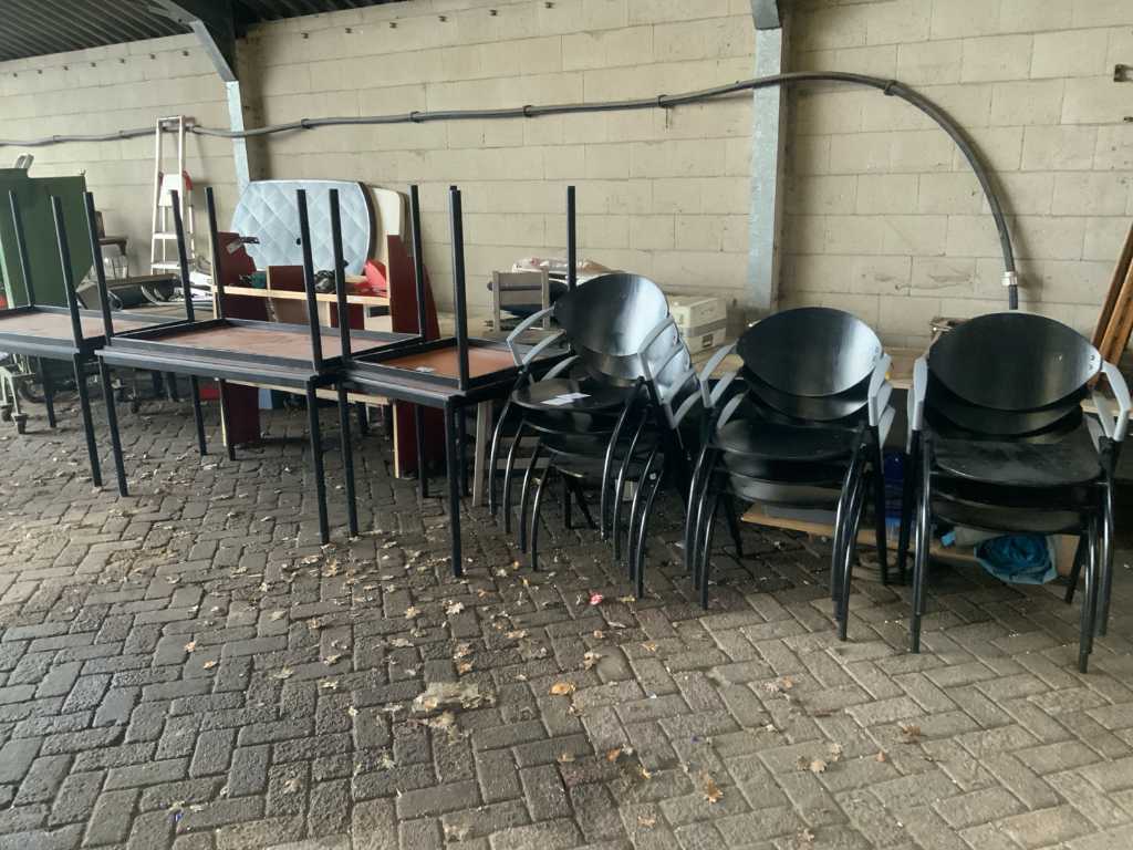 Canteen tables and chairs best sale for sale