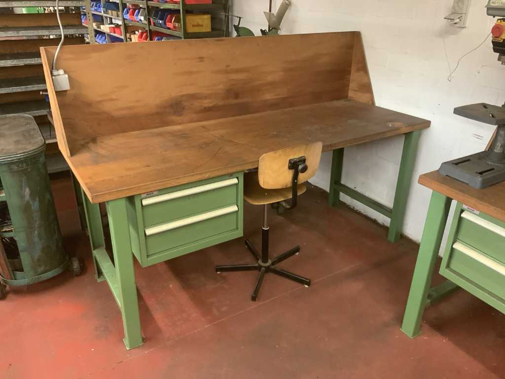 Schäfer Work table with chest of drawers