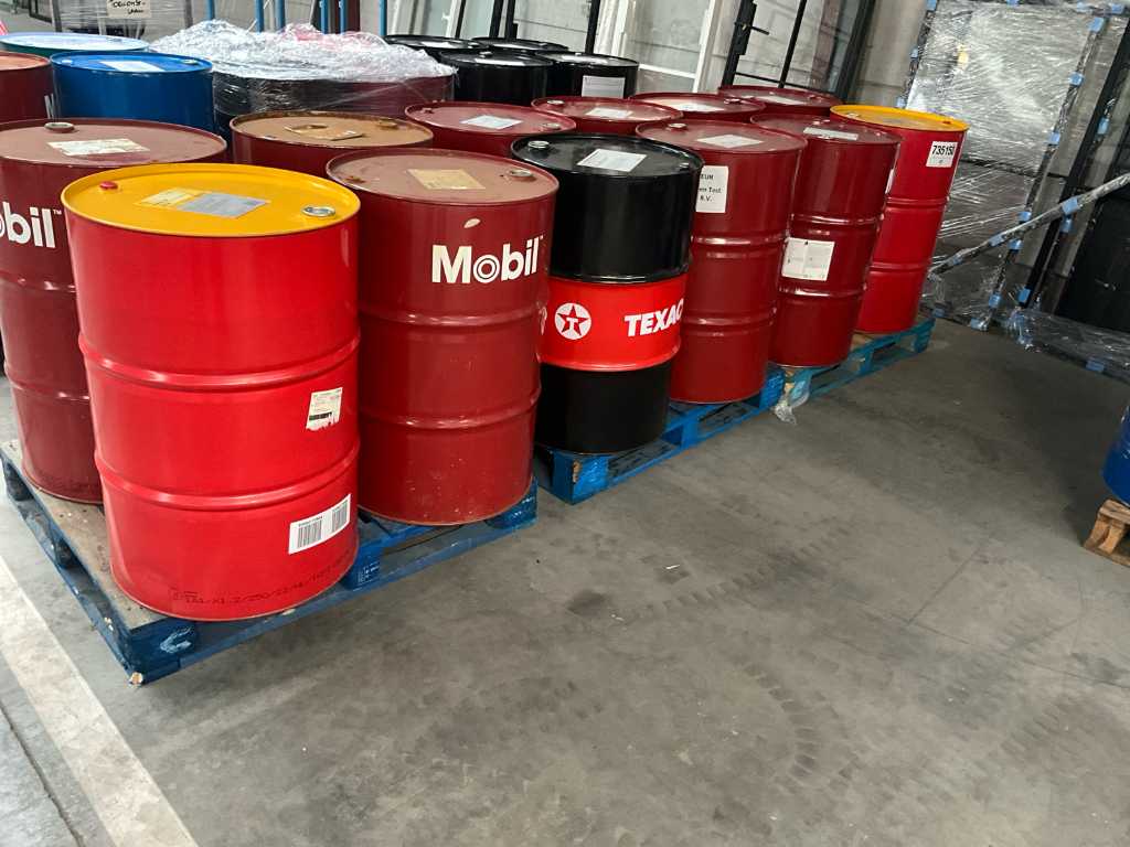 12 assorted barrels