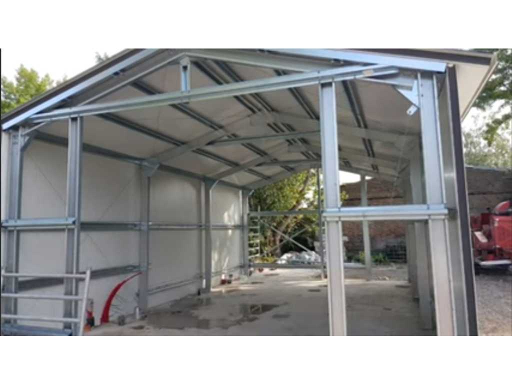  Garage - Stahlkonstruktionen-PKW-Garage 5x6 - 2024