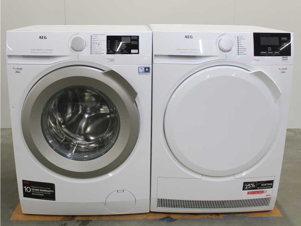 AEG 6000 Series | Lavamat ProSense Technology Washing Machine & AEG 7000 Series | Lavatherm SensiDry Technology Dryer