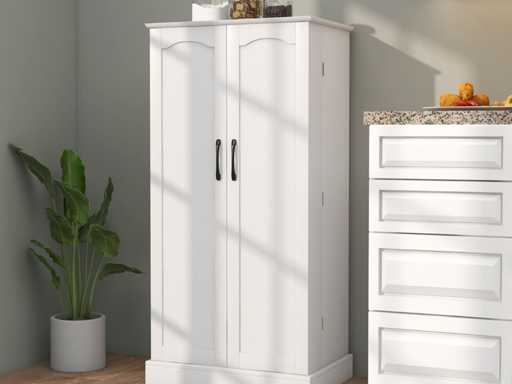 Meuble de Rangement 120 cm Armoire de Rangement de Cuisine