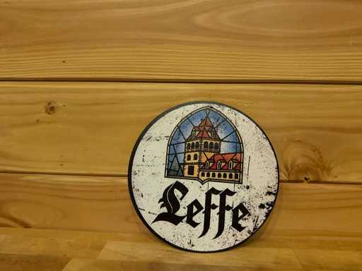 Metal advertising sign round 20cm