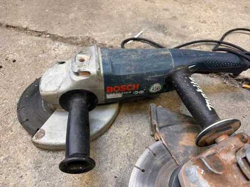 Haakse slijpmachine (diverse merken) (4x)