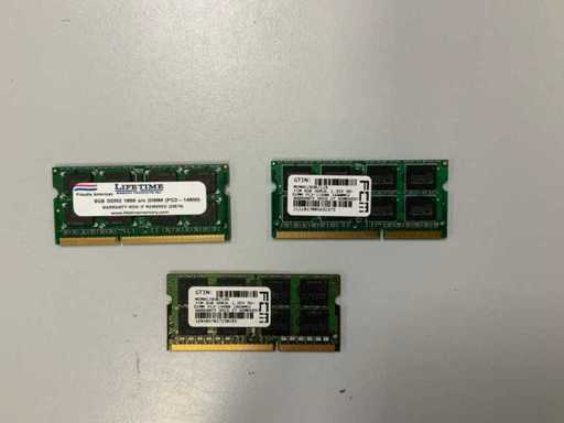 RAM 24GB (3x 8GB) 1866/1600MHz DDR3 SO-DIMM stick-uri