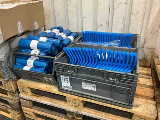 Garbage bags and garbage cans