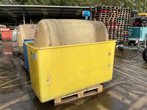 2013 Cemo Afgewerkte Olieopslagtank 1500 liter