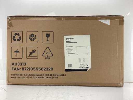 Auronic - 2500w - chauffage à panneaux vitrés