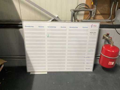 Magnetic planning board