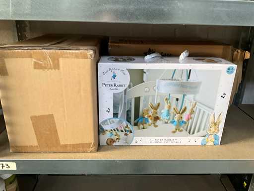 Rainbow designs Peter Rabbit music mobile (5x)