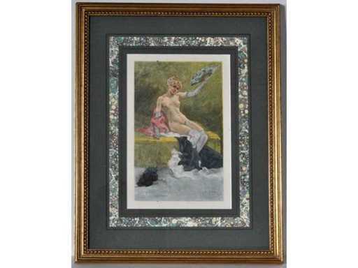 Félicien ROPS - Canicule - offset reproduction