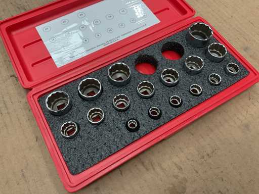 Jeu de douilles encliquetables