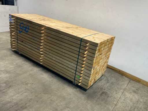 Trave di abete 300x9x6,6 cm (63x)