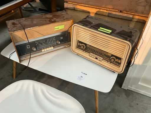 Acec + Blauwpunkt Antique Radio (2x)
