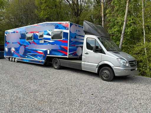 2013 Mercedes-Benz Sprinter Truck with Trailer Trailer