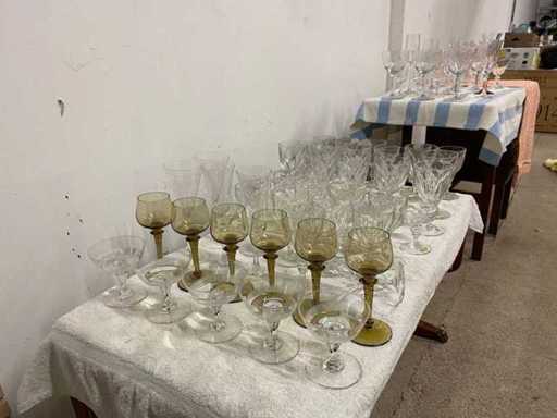 lot de Verres et cristal