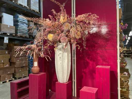 Bouquet de fleurs artificielles Silka (2x)