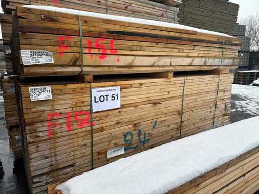 Cls Wooden Squares 3000x89x38mm 297 pieces