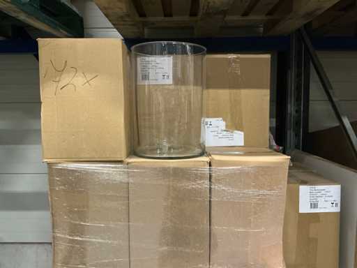 Partij B Living cilinder vazen H35cm Diameter 25cm (72x)