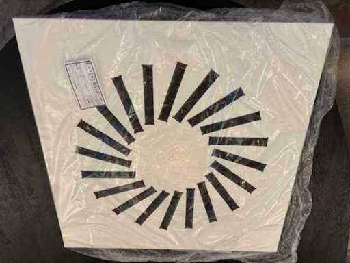 Koolair - Griglie per ventole con alette regolabili 60x60 (20x)