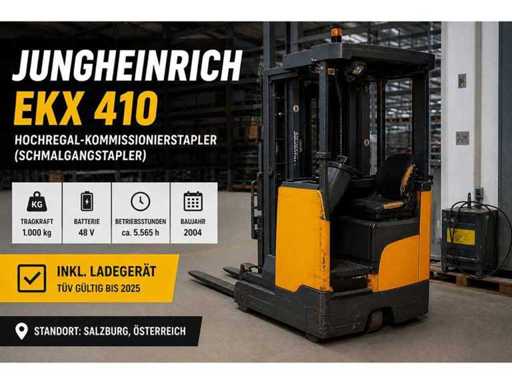 Jungheinrich - EKX 410 - BJ 2004 - Picker ordini - Elevatore a corridoio stretto - Impilatore a rack alto