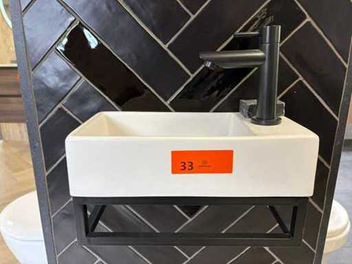 Évier du showroom de Lucca