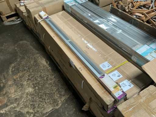 Store Decomode Semi Alu 140cm (18x)