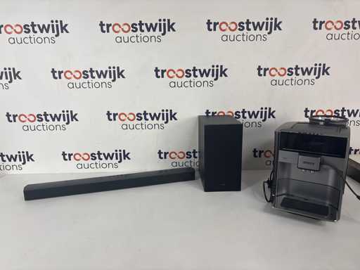 Soundbar și subwoofer Samsung HW-B530 | Aparat de espresso complet automat SIEMENS EQ.6 Plus s100