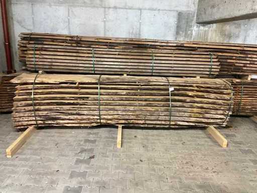 Willow block / trunk / 3.70 m long / diameter approx. 70cm / sawn in 60mm / 9 planks / dry air-dried
