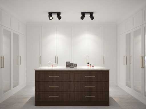  GU10 Surface-mounted spot Fixture duo rotatable (8x)