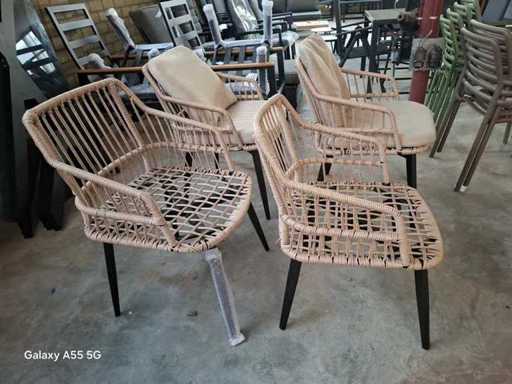 Isabel - Krzesło ogrodowe (4x)