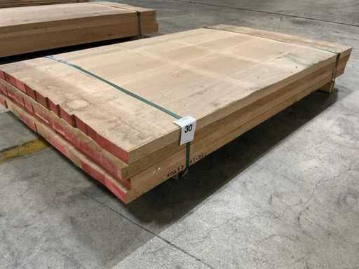 Europees eiken panelen voorgeschuurd  40 mm (4x)