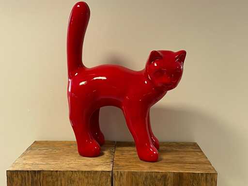 Cat / Kat H65cm Red