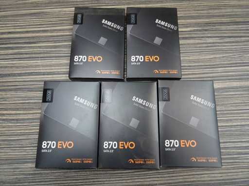 Samsung - 870 EVO Sata 2.5" - Solid State Drive 250GB (5x)