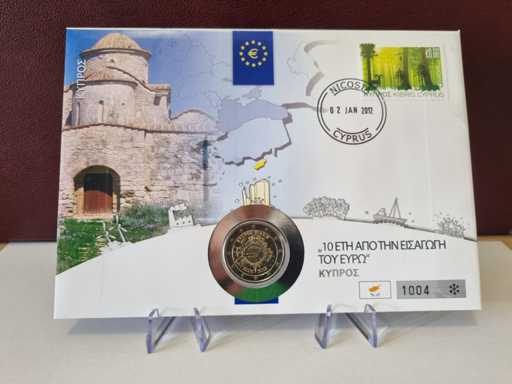 2 Euro Numiscover Oostenrijk 2012 10 jaar euro