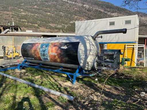 Rezervor de biomasă cu agitator 30 m3
