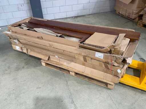 Mărfuri de returnare pe paleți