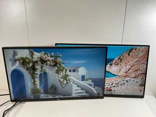 HP (Z27n) 27", 2560x1440 (QHD) Monitory IPS (2x)