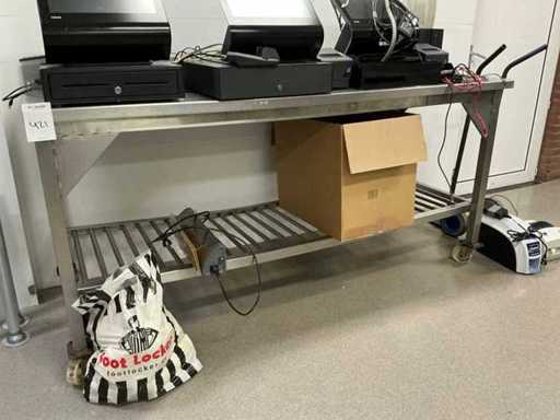 Bancă de lucru din oțel inoxidabil