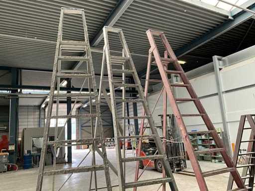 Massive Aluminiumleiter (3x)