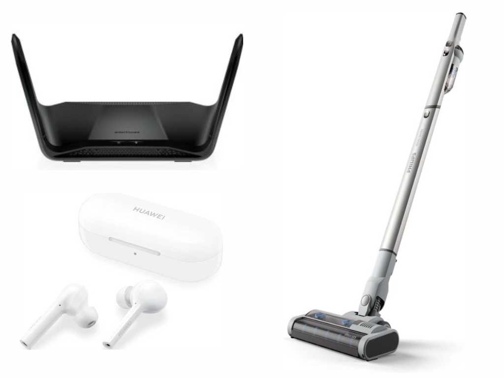 Return goods NETGEAR router, Philips vacuum cleaner and HUAWEI freebuds