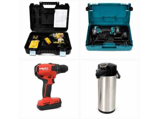 Destocking of small household appliances, power tools and new equipment - without reserve price